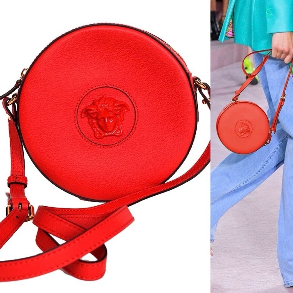 Versace Bold Red Crossbody Bag